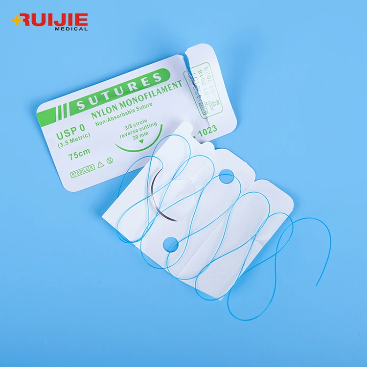 Medical Disposable Suture Nylon 10 0