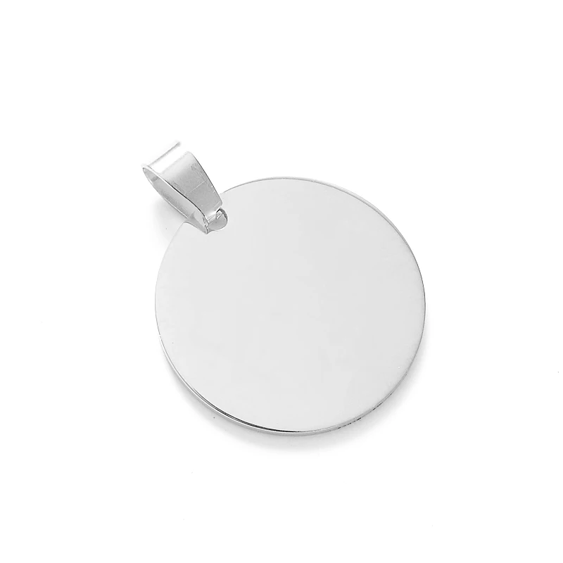 LOORDON Stainless Steel High Polish Custom Logo Engravable Jewelry Blanks