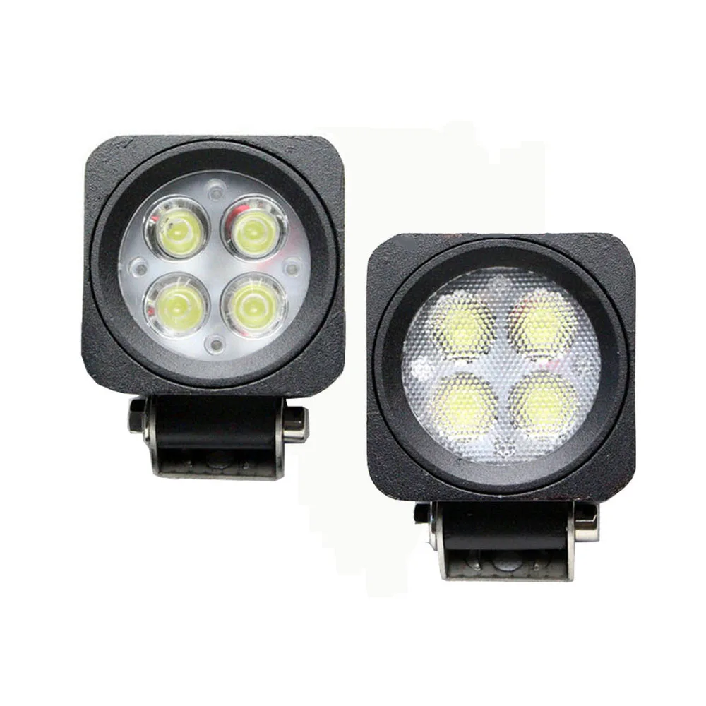 
2x2 4x4 car accessories 12V 2.5inch Mini Square 12W work light , small bike led driving light 4x3W Motorcycle led headlight 