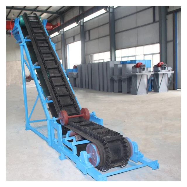 hot sale sand gravel belt conveyor sidewall belt conveyor toothed belt conveyor