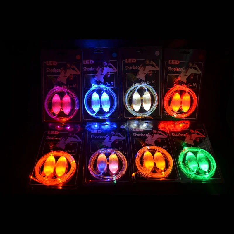 9 colors fashion Led light up shoes lace for party