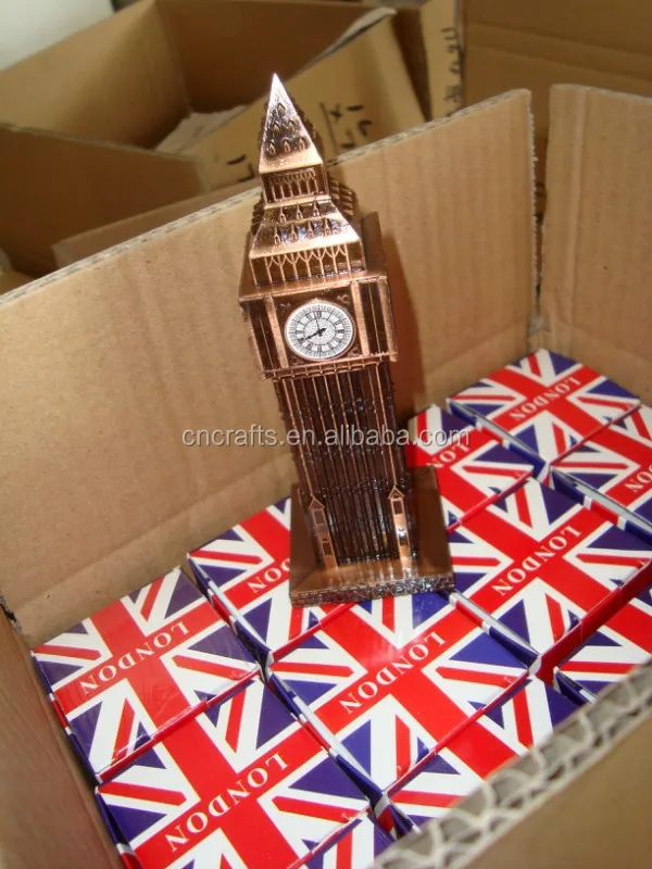 London Souvenir Mini Die Cast Metal Figurine - London (Gilt) Big Ben