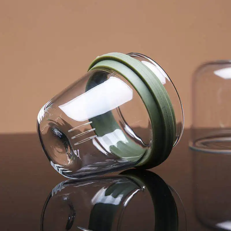 Portable Simple Travel Glass Tea Set with Kung Fu Tea Cups Elegant Teapot