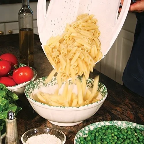 As seen on TV high quality durable Flat Fold Colander