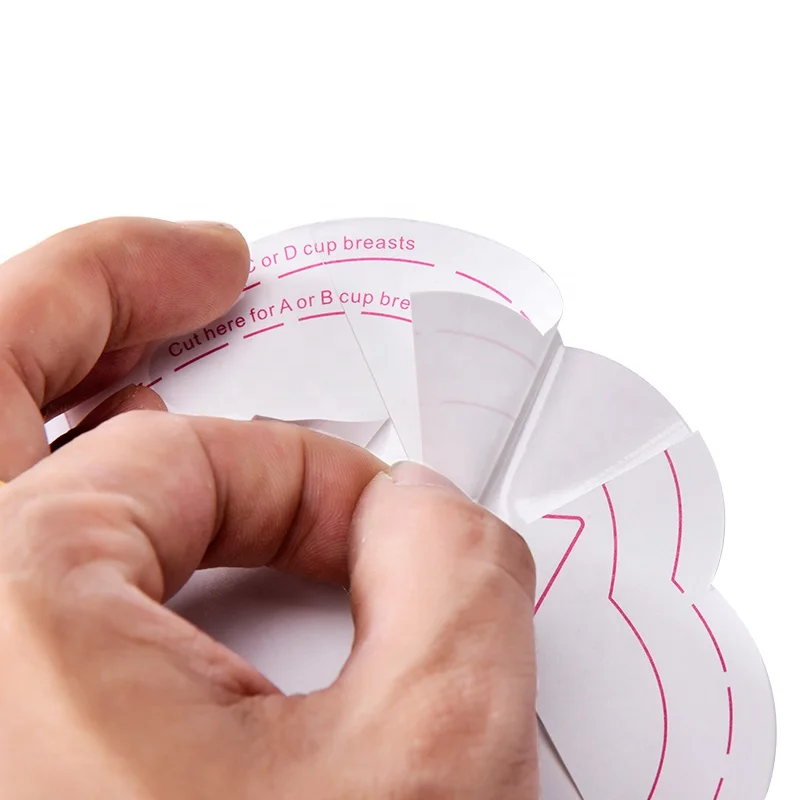 5pairs Super-grade rubber transparent invisible disposable Lifting chest stickers