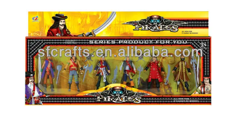 Pirate action figures toys,Plastic action figures toys,toys action figure for kids