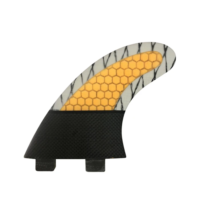 
FCS II surfing fins fcs Tri-set half Carbon fiber honeycomb design FCS2 