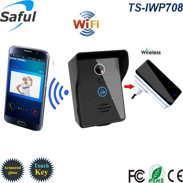 2015 latest WiFi video intercom intercom TS-IWP708 with motion detection and door opening function