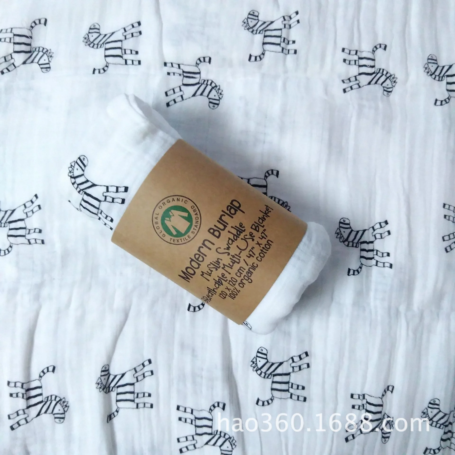 Factory custom Amazon hot sale organic cotton baby muslin swaddle blankets