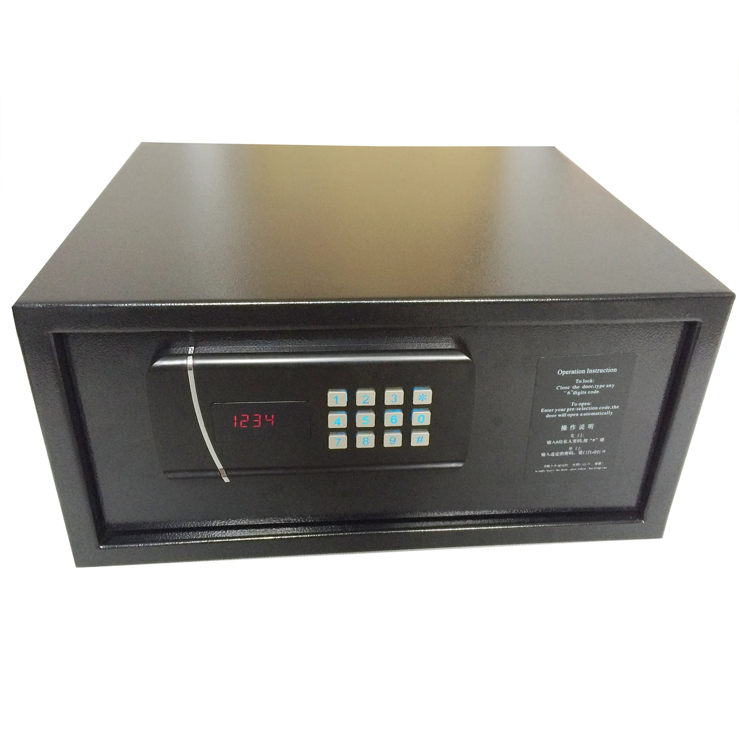 motorised locking system Electronic hotel safe lock with  audit trail function