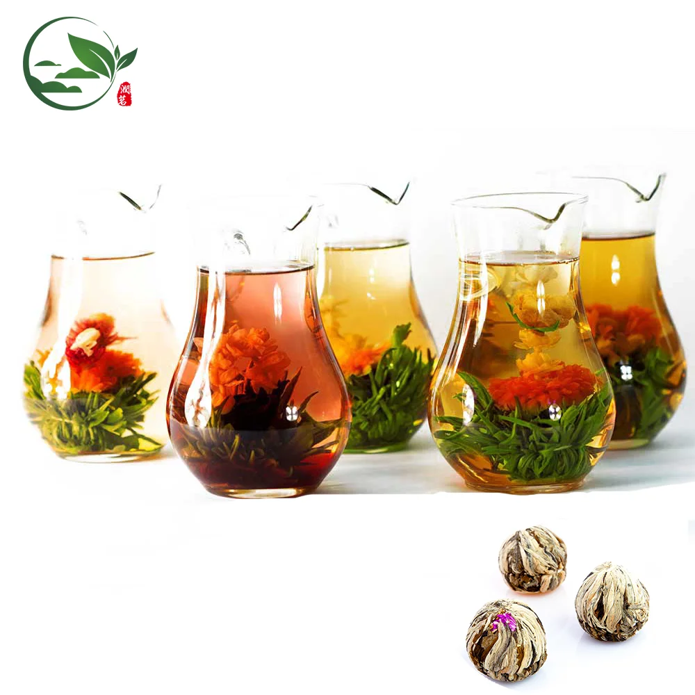 Китайский Цветущий жасминовый чай ручной работы