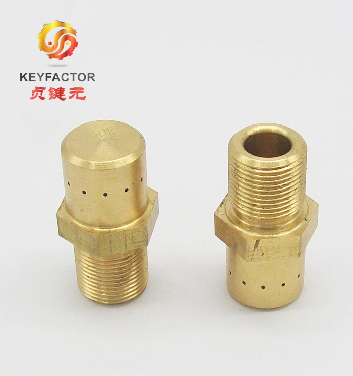 
4 axis cnc machining center Customized OEM CNC Milling Brass Nozzle for Gas Stove Parts 