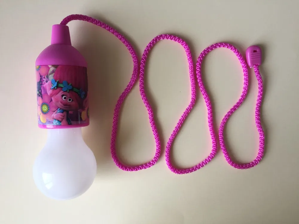 Tent pull light bulb LED Indoor Outdoor colorful Hanging Rope Portable Camping Lamp