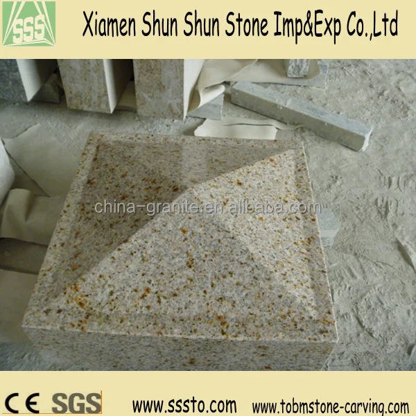 
Manufacturer of G682 Bush-hammered Granite Wall/Pillar Pier Cap 