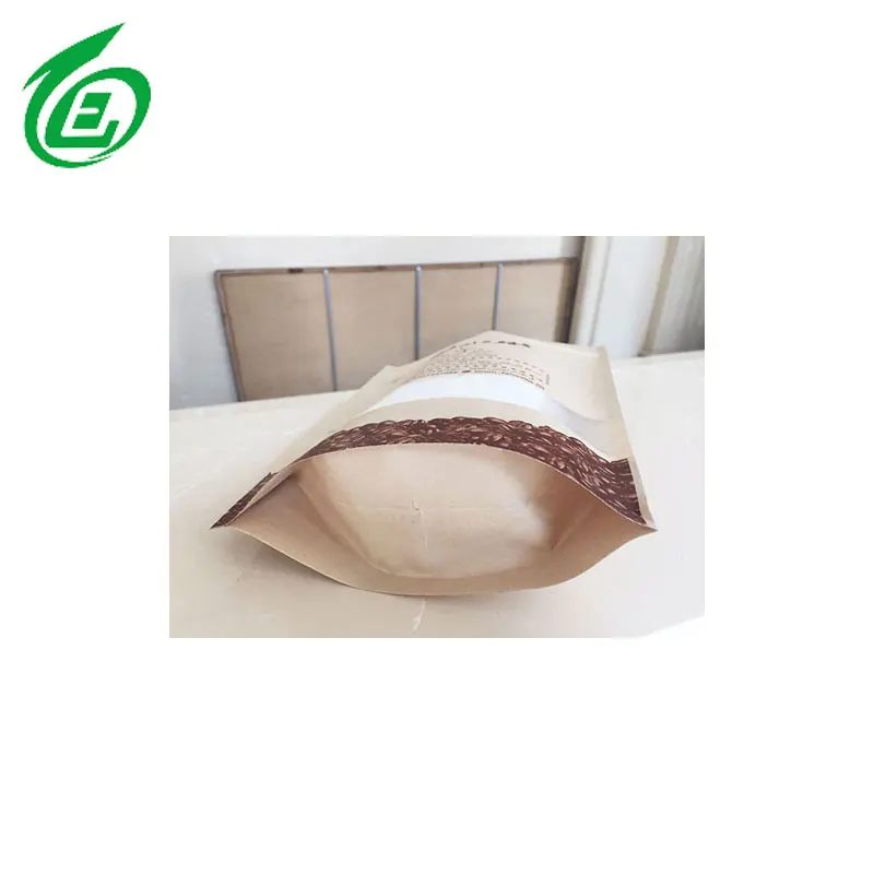 Лучшие продажи мешок крафт-бумаги с прозрачным окном