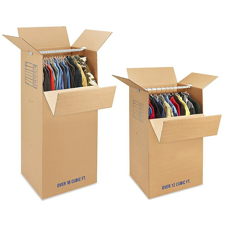 World best selling products economic custom sturdy corrugated wardrobe box folding box