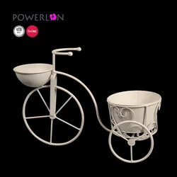 Garden mini Bicycle Style Metal Material Floor Standing Flower Pots Planters
