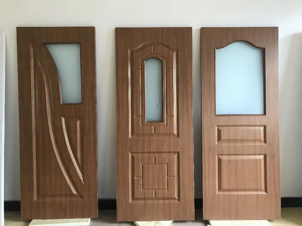 Iraq design Composite door pvc door polymer door with EPS board inside