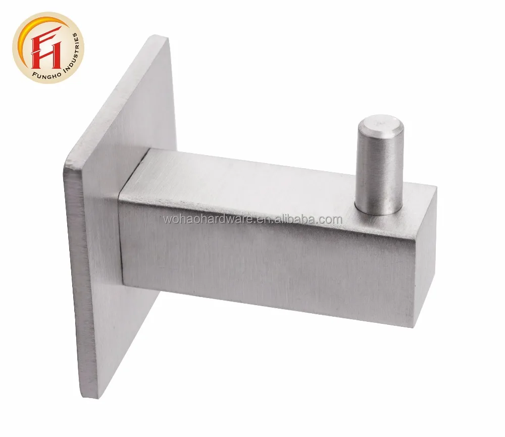 
Best selling bathroom round bar strong robe wall mounted stainless steel 304 hanger kitchen towel hook for clothes line hanger 