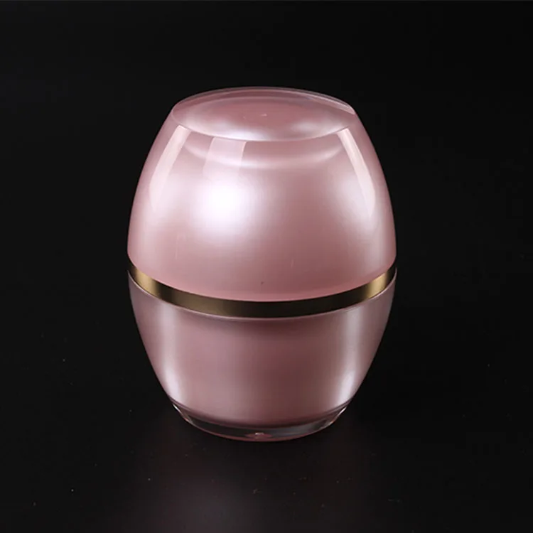 5G 10G 15G 30G 50G 100G Luxury Acrylic Square Double Wall Plastic Cream Jar With Colorful Square Cap
