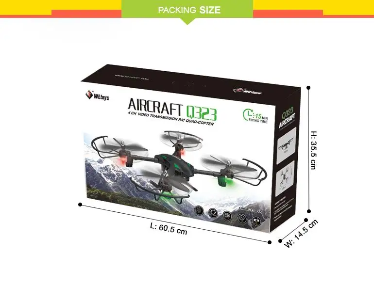 Многофункциональный игрушка rc wifi 6 ось беспилотный профессиональный с камерой