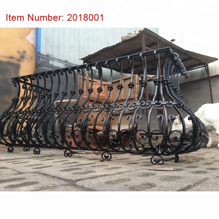 decorative wrought iron balcony