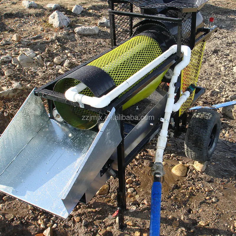 Mini Portable Gold Trommel Washing Plant For Ghana  trommel for gold