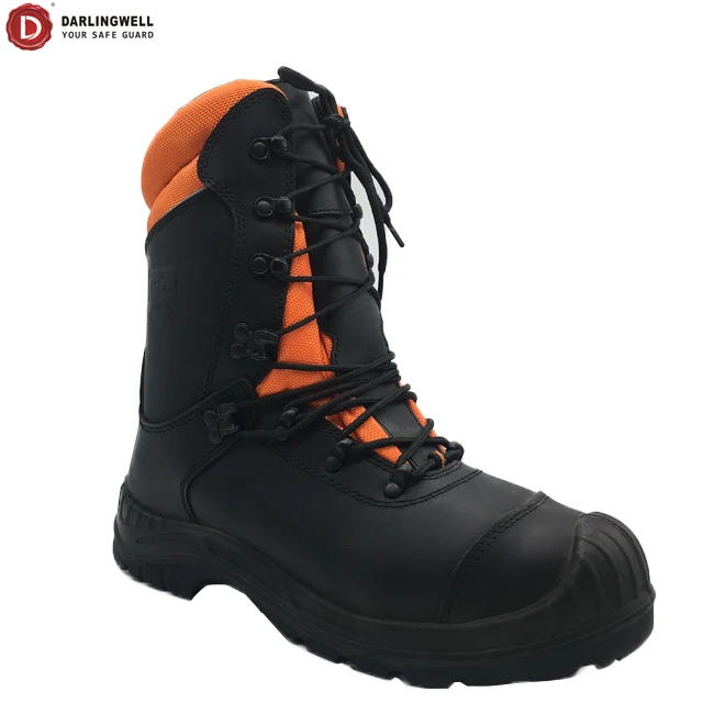 Darlingwell Brand Forest safety boots forestry safety boots CE EN17249 chainsaw boots