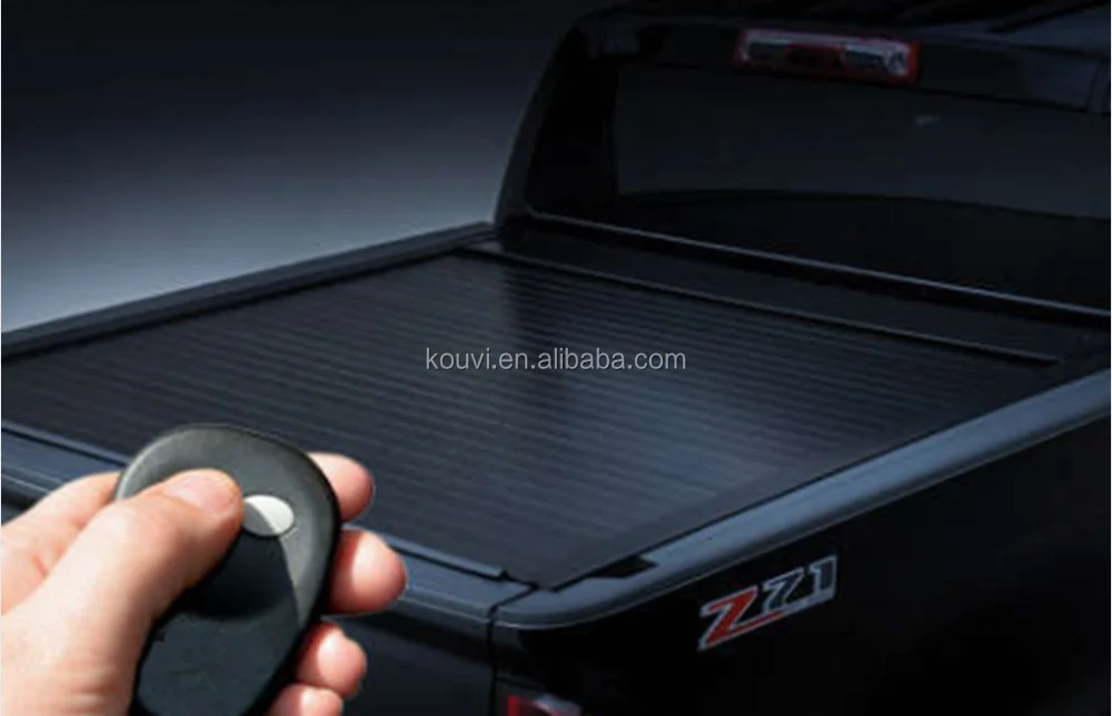 remote control bedlocker electric retractable tonneau cover for toyota hilux vigo 2015