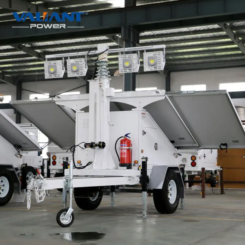solar energy mobile led flood light plants for sale in alberta