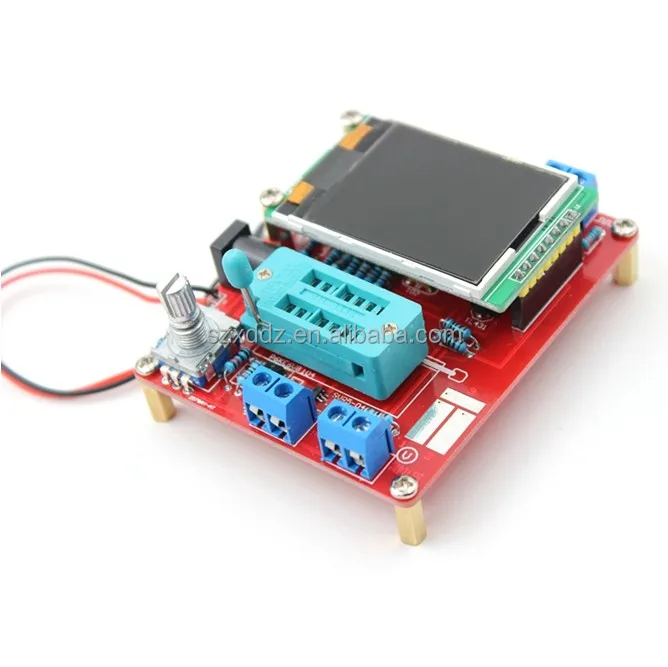 LCR ESR Meter Mega328 Digital Combo Transistor Tester Diode Triode inductor Capacitance resistor MOS/PNP/NPN + Test clip