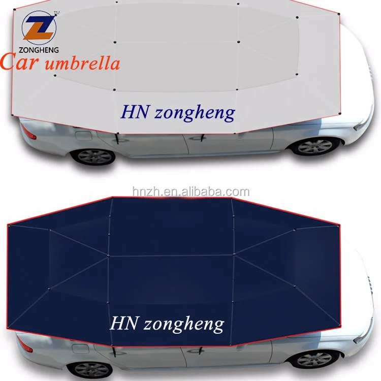 Portable Car Packing Canopy Electrical Automatic Remote Control Car Umbrella