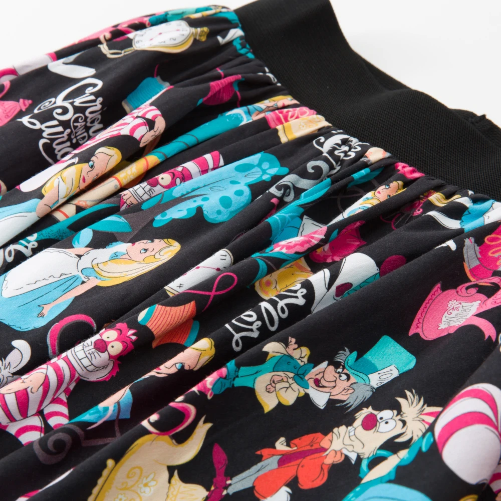 custom made 1950s Novel Print Skirt Mexican Cactus Floral Print Full Circle Skirt