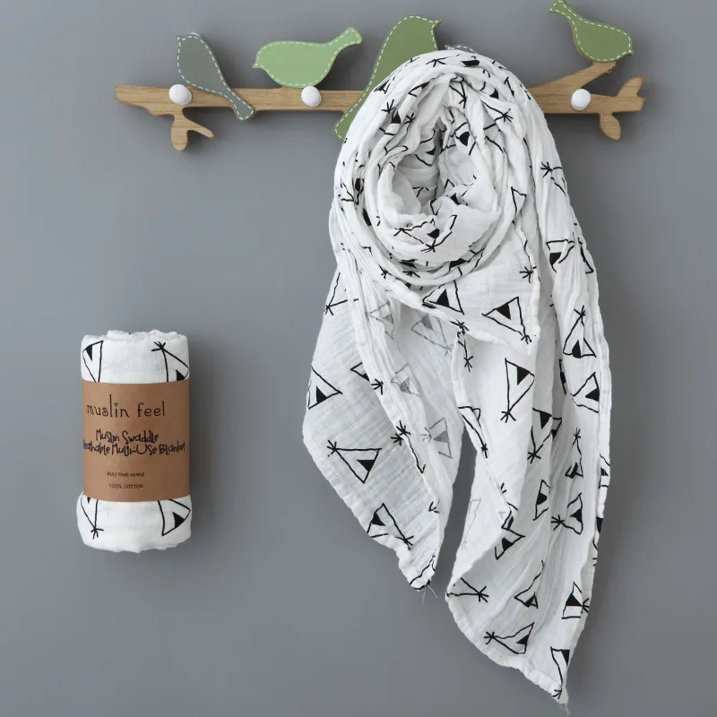 
 100% хлопчатобумажная ткань вискоза, аденовое детское муслиновое одеяло  