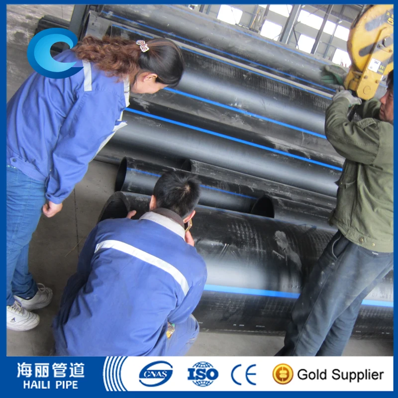 ISO certifciates пэ80 и пэ100 20 мм до 1600 мм пластиковые трубы hdpe список для водоснабжения как ISO4427-2007