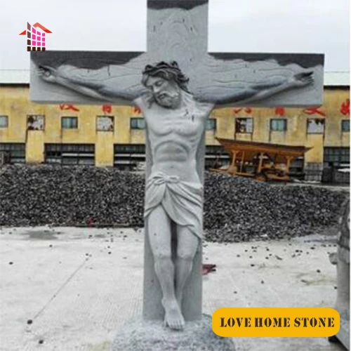 
Cross headstone/western muslim cross granite headstone 