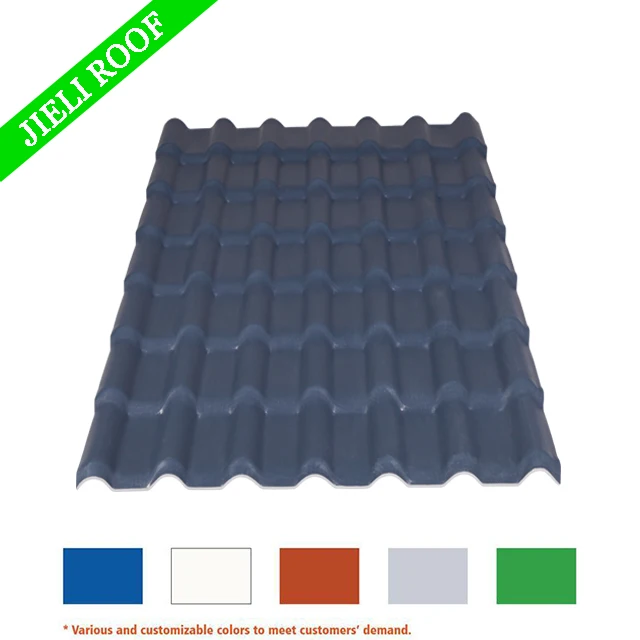 Spanish  uv and water proof  Synthetic Resin roof tile