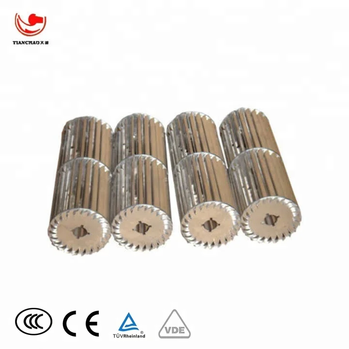 High airflow cross flow fan impeller, ventilation mist impeller