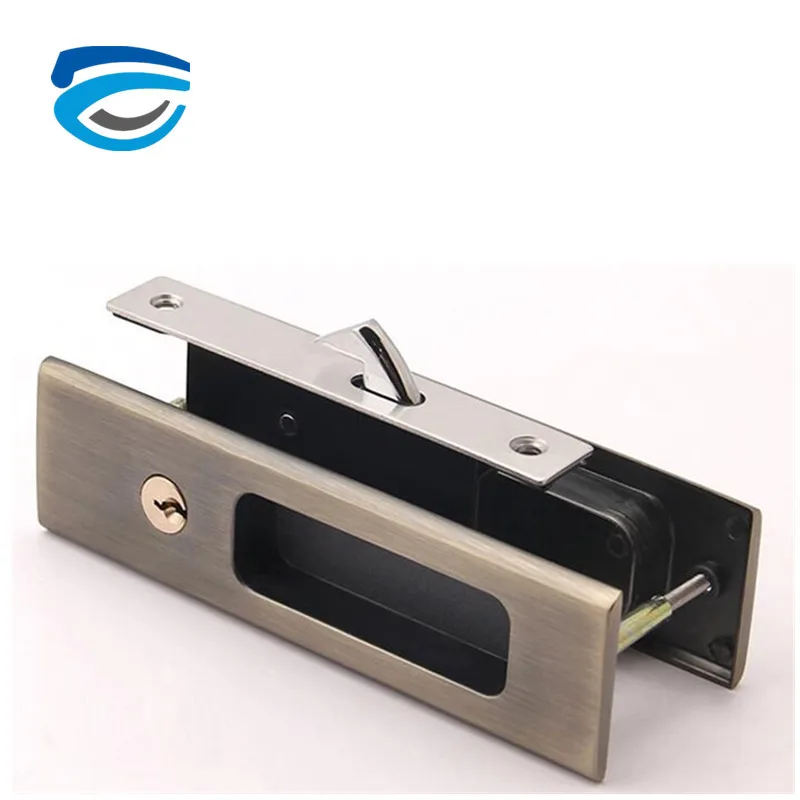 
High Quality Zinc Alloy Sliding Door Lock for Wooden Doors 