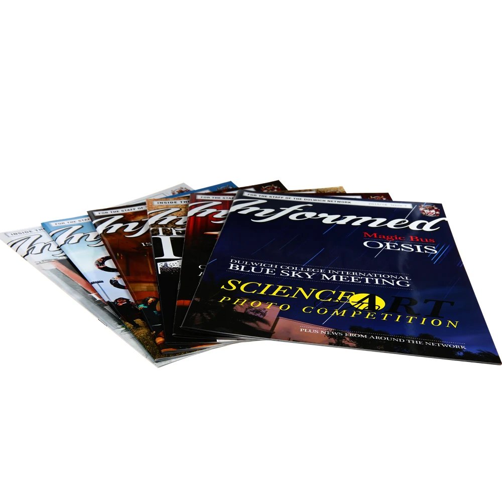 Offset printing wholesale custom low price colour magazine printer