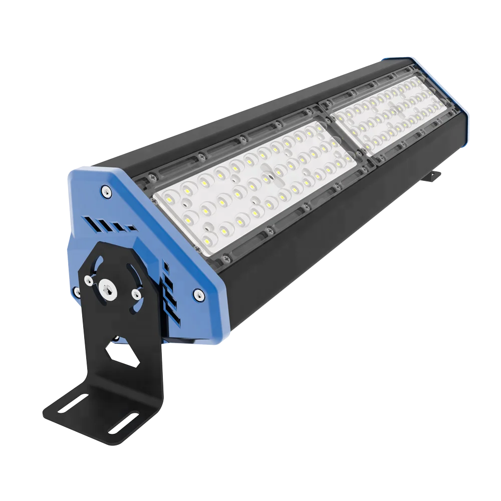  Ip65 100 Вт лампы 360 200 промышленный ik10 hipanel factory etl аварийный ed cul dlc Светодиодный линейный подвесной светильник