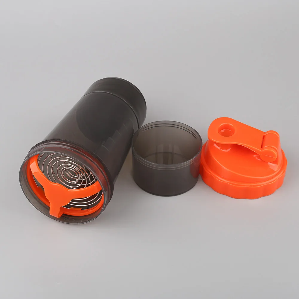 Best price plastic sports shaker protein water bottle black cup