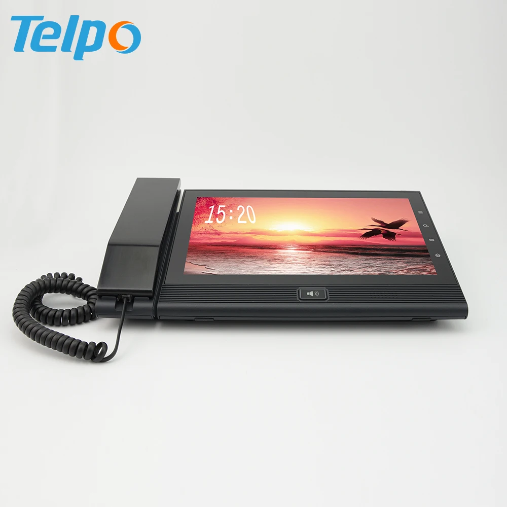 Telpo V201 Pstn аналоговый Беспроводной Wi-Fi Android офисный телефон с сенсорным экраном