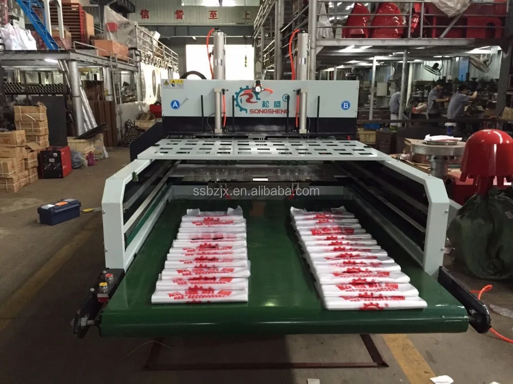 t-shirt bag making machine made shopping plastic bags with printing machinery