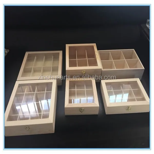 wood tea box