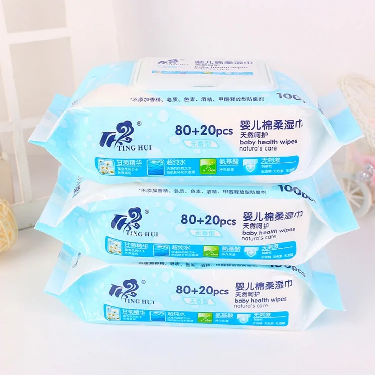 80/100pcs baby wipes to cleaning