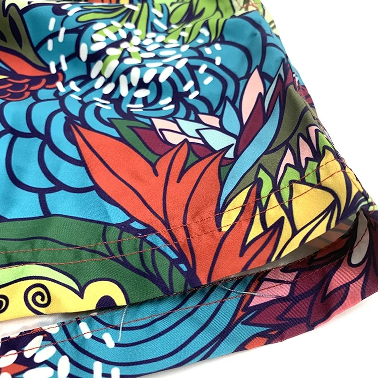 High Quality All Over Dye Sublimation Printing Board Shorts Swim Trunk For Men