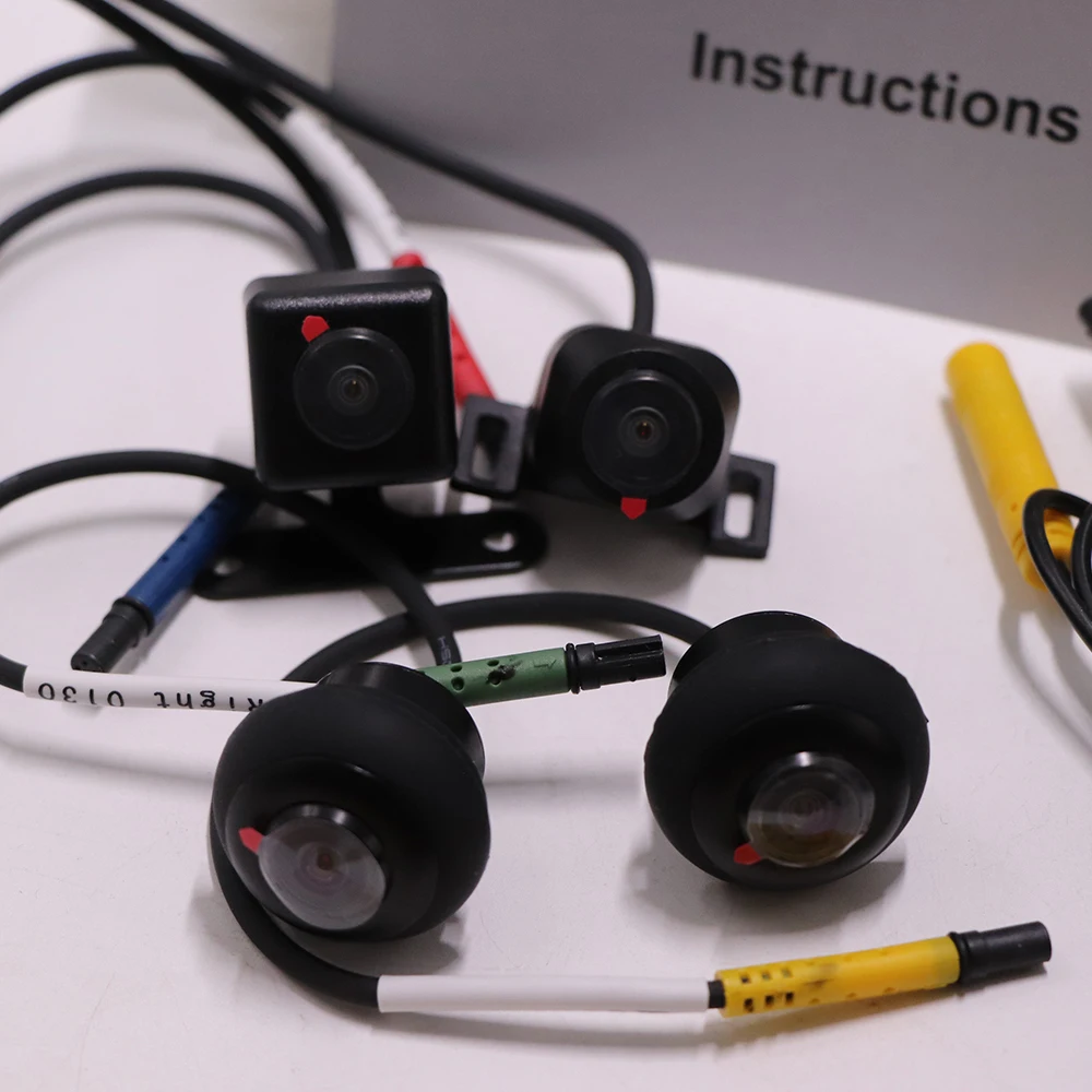 wholesale Track 3D Bird View Panorama System Camera Review System 360 Degree Camera Bird View Angle for Toyota Landcruiser/Prado