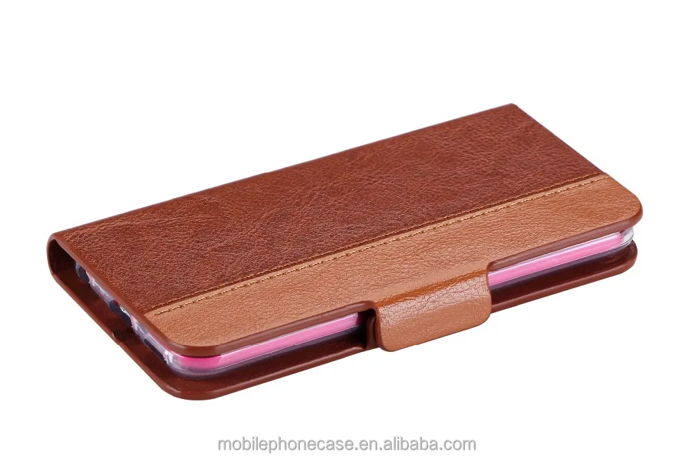 High Quality Smooth Touch Crazy Horse Pattern Wallet Card-Slot Pu Leather Cell Mobile Phone Case For Ipod Touch 6