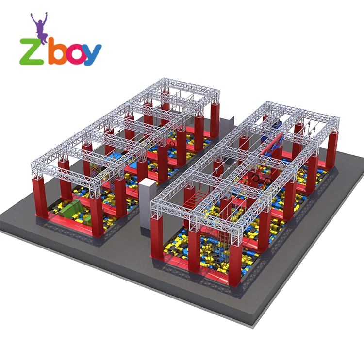 
Foam Obstacle Course Ninja Warrior Training 